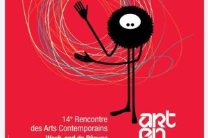 Affiche de l'exposition d'arts contemporains l'Art en Vrac de Salies du Béarn