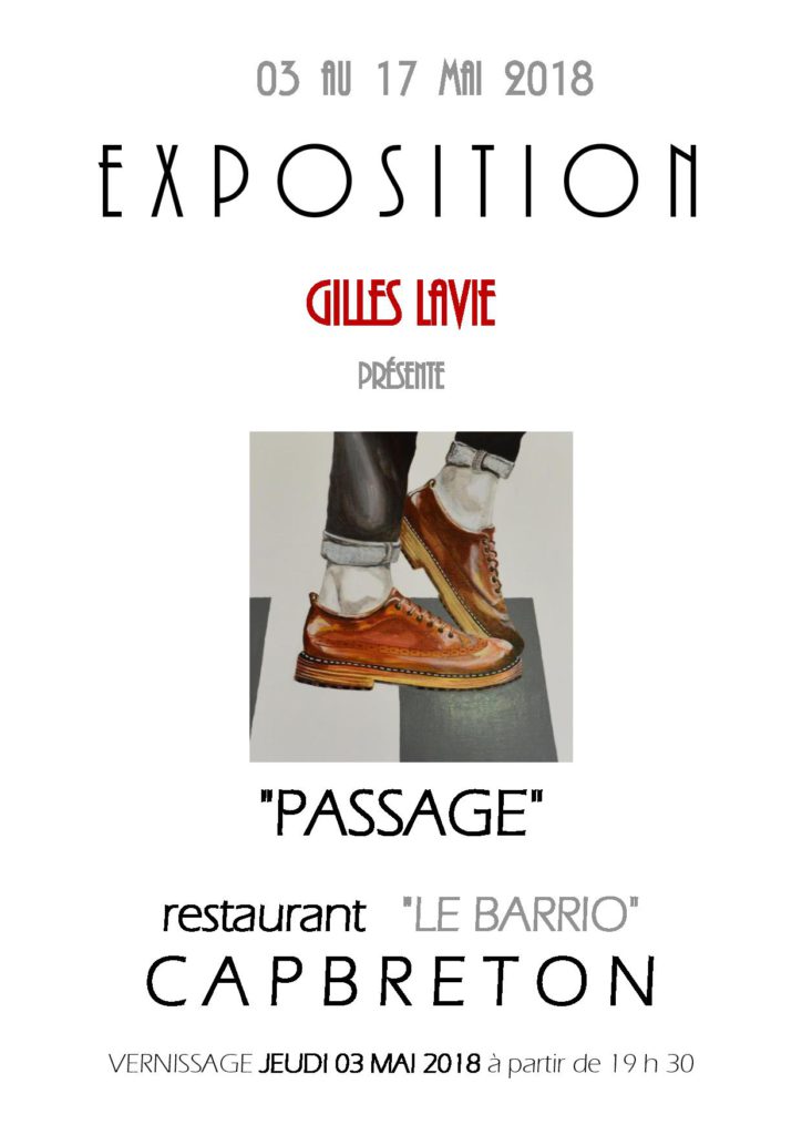 Gilles Lavie artiste peintre - En mai 2018 Exposition dans le restaurant LE BARRIO à Capbreton