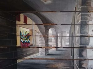 palette peinte rue de bayonne Gilles Lavie