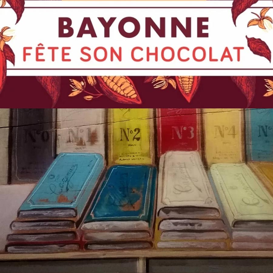 Expo Gilles Lavie à Bayonne à la fête du chocolat 2022